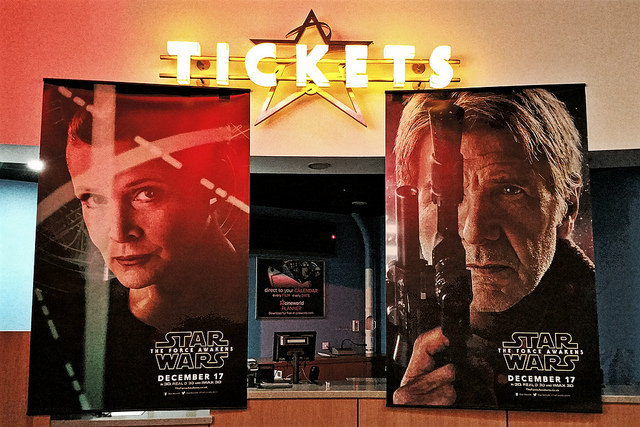 Han und Leia in 'Star Wars: The Force Awakens'